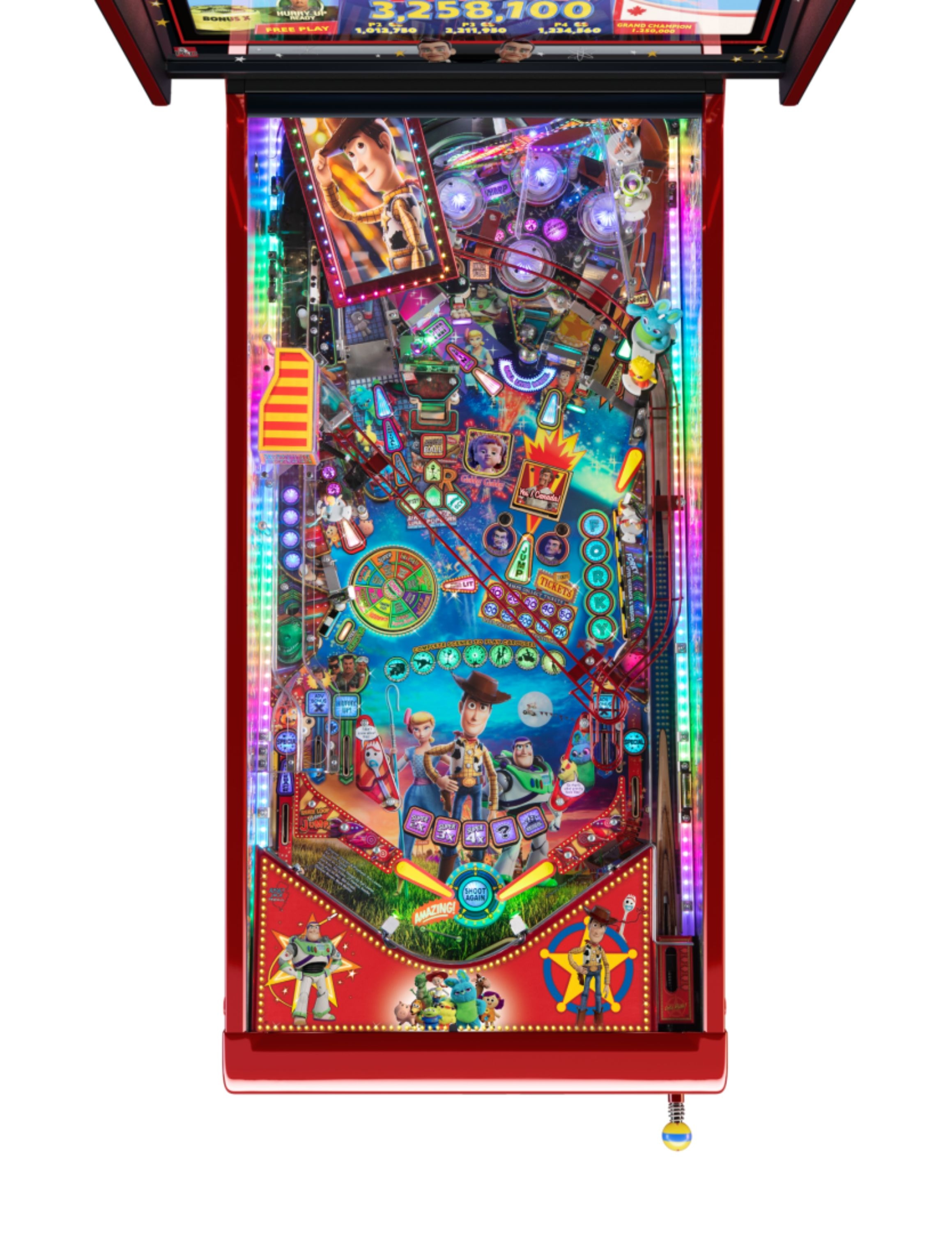 Toy story sale 4 pinball machine